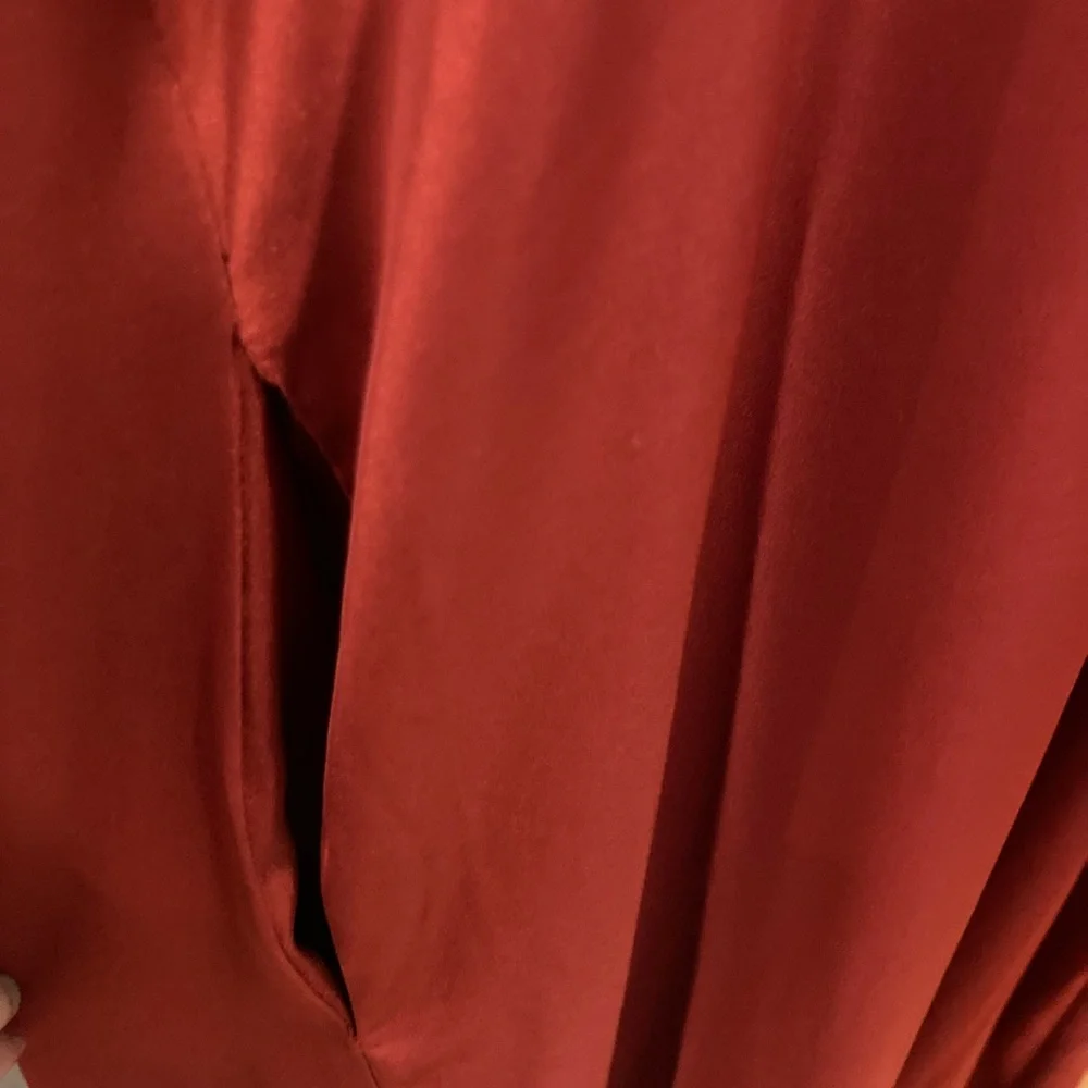 ❌SOLD Nicole Miller New York red Maxi - Picture 3 of 8